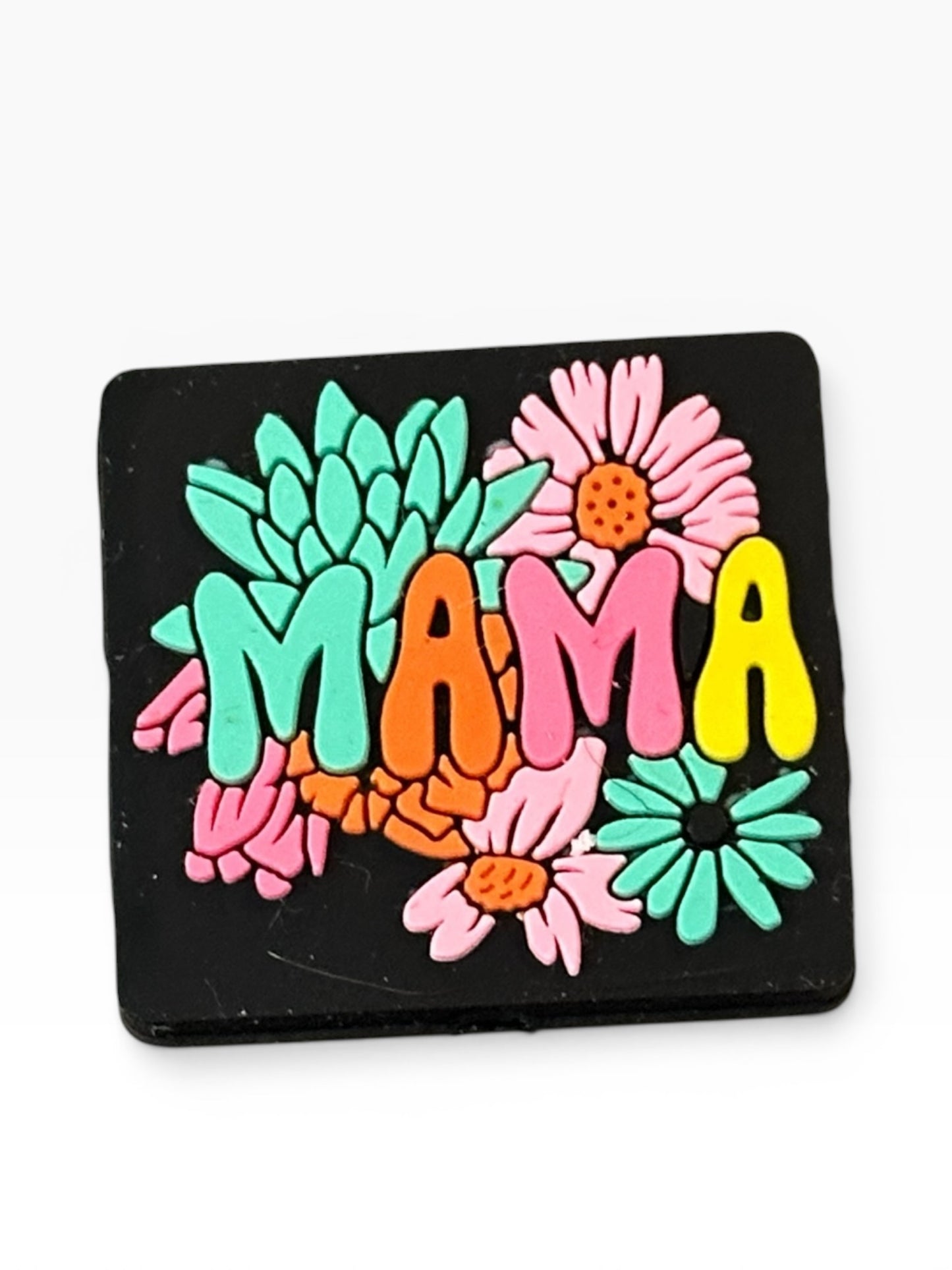 Mama Mom Silicone Focal Bead