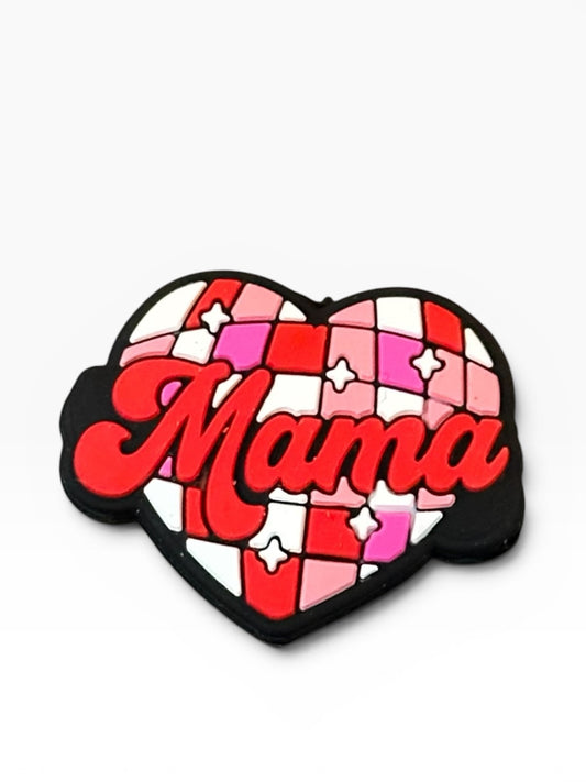 Mama Mom Silicone Focal Bead