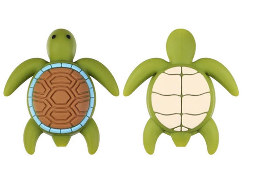 3D Turtle Silicone Focal Bead